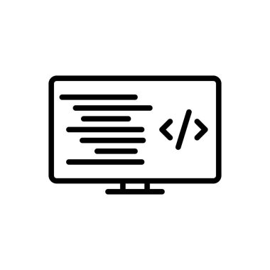 Programın siyah çizgi simgesini 