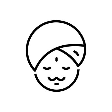 Tipik siyah çizgi simgesi 