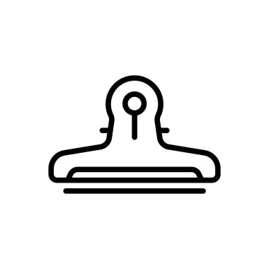 Ataç için siyah çizgi simgesi