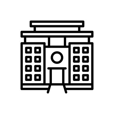 Oteldeki siyah çizgi simgesi 