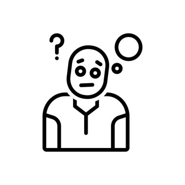 Ortalama için siyah çizgi simgesi 