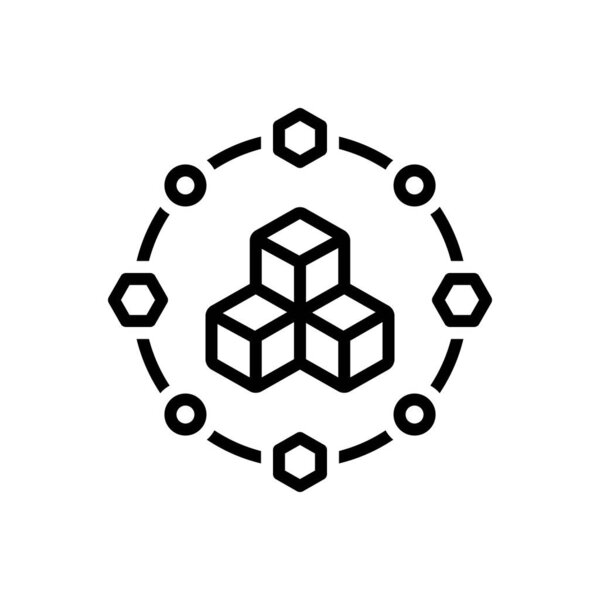 Черная линия для модульной