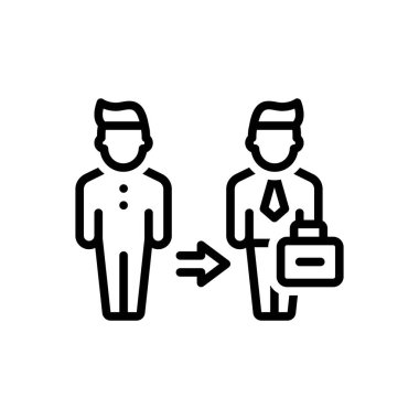 Siyah çizgi simgesi olmak için 