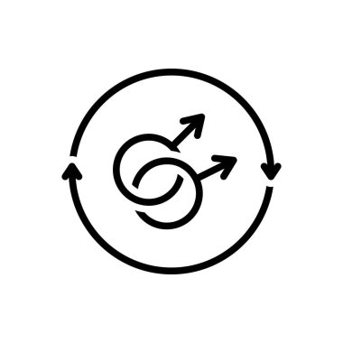 Twinks için siyah çizgi simgesi