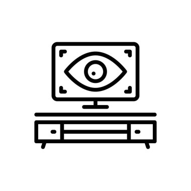 Görmek için siyah çizgi simgesi