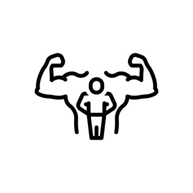 Siyah çizgi simgesi olur