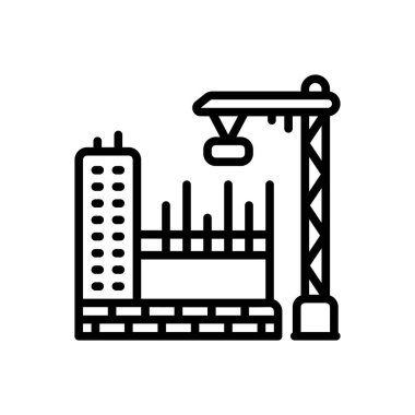 Yeniden yapılandırma için siyah çizgi simgesi 