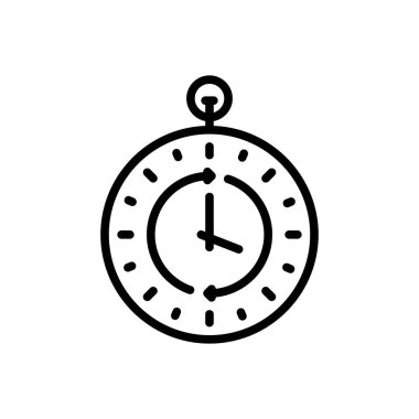 Rutin için siyah çizgi simgesi