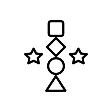 Temel olarak siyah çizgi simgesi 