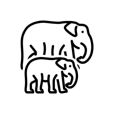 Üreme için siyah çizgi simgesi 