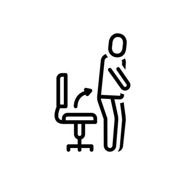 Siyah çizgi simgesi 