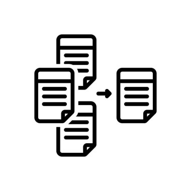 Kısaca siyah çizgi simgesi 