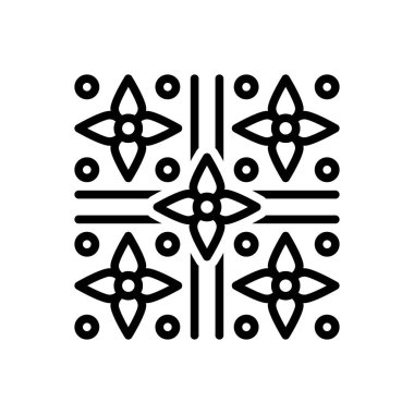 Desenler için siyah çizgi simgesi 