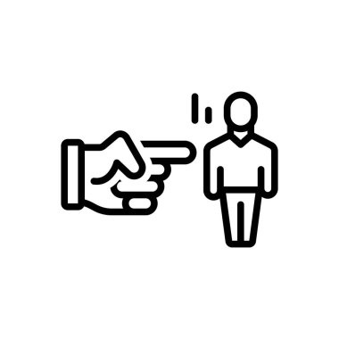 Kesinlikle siyah çizgi simgesi 