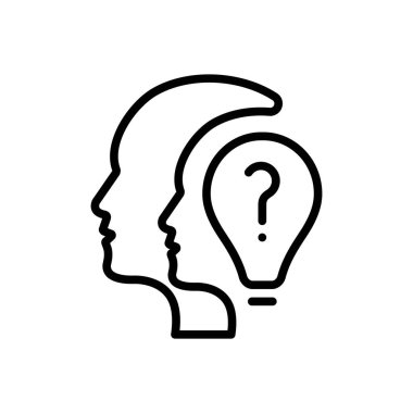 Siyah çizgi simgesi 