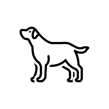 Black line icon for bitch 