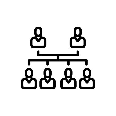 Soy ağacı için siyah çizgi simgesi 