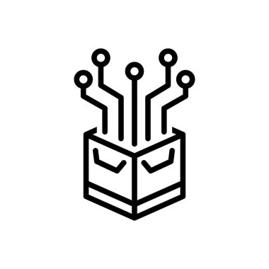 Kaynak için siyah çizgi simgesi 