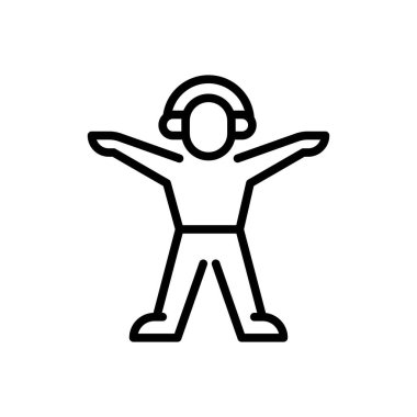 Derinlik için siyah çizgi simgesi 