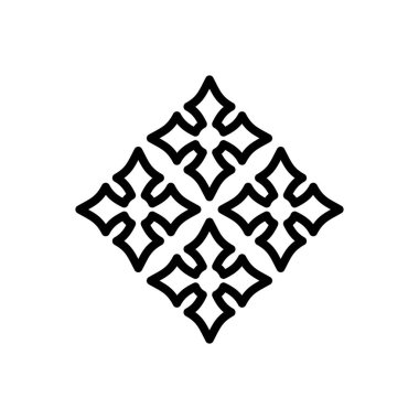 Benzer şekilde siyah çizgi simgesi 