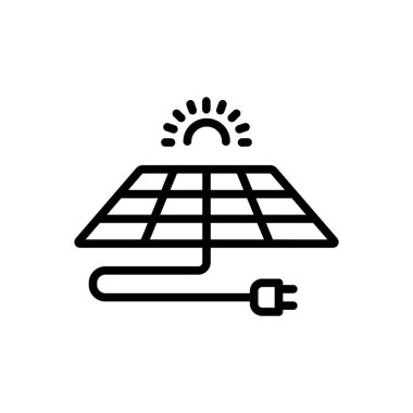 Panel için siyah çizgi simgesi 