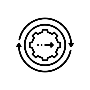 Devam etmek için siyah çizgi simgesi 