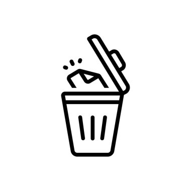 Silinmiş için siyah çizgi simgesi 