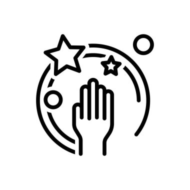 Erişim için siyah çizgi simgesi 