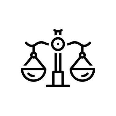 Özsermaye için siyah çizgi simgesi 