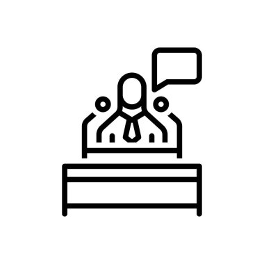 Konuşmalar için siyah satır simgesi 