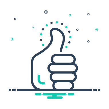 Başparmak için simgeyi karıştır 