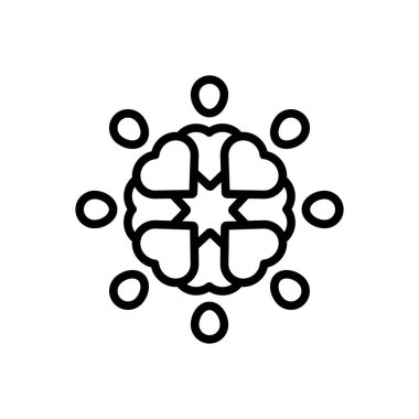 İlgilenmek için siyah çizgi simgesi 