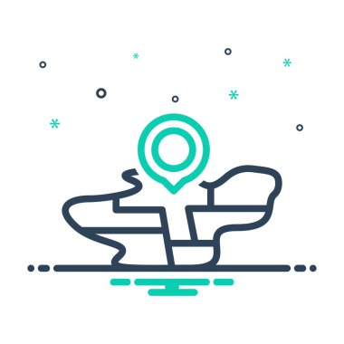 Mix icon for distance 