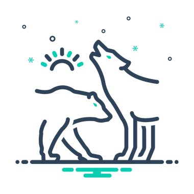Mix icon for animals 