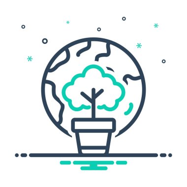 Ekolojik için karıştırma simgesi 