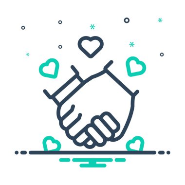 Aşk simgesini karıştır 