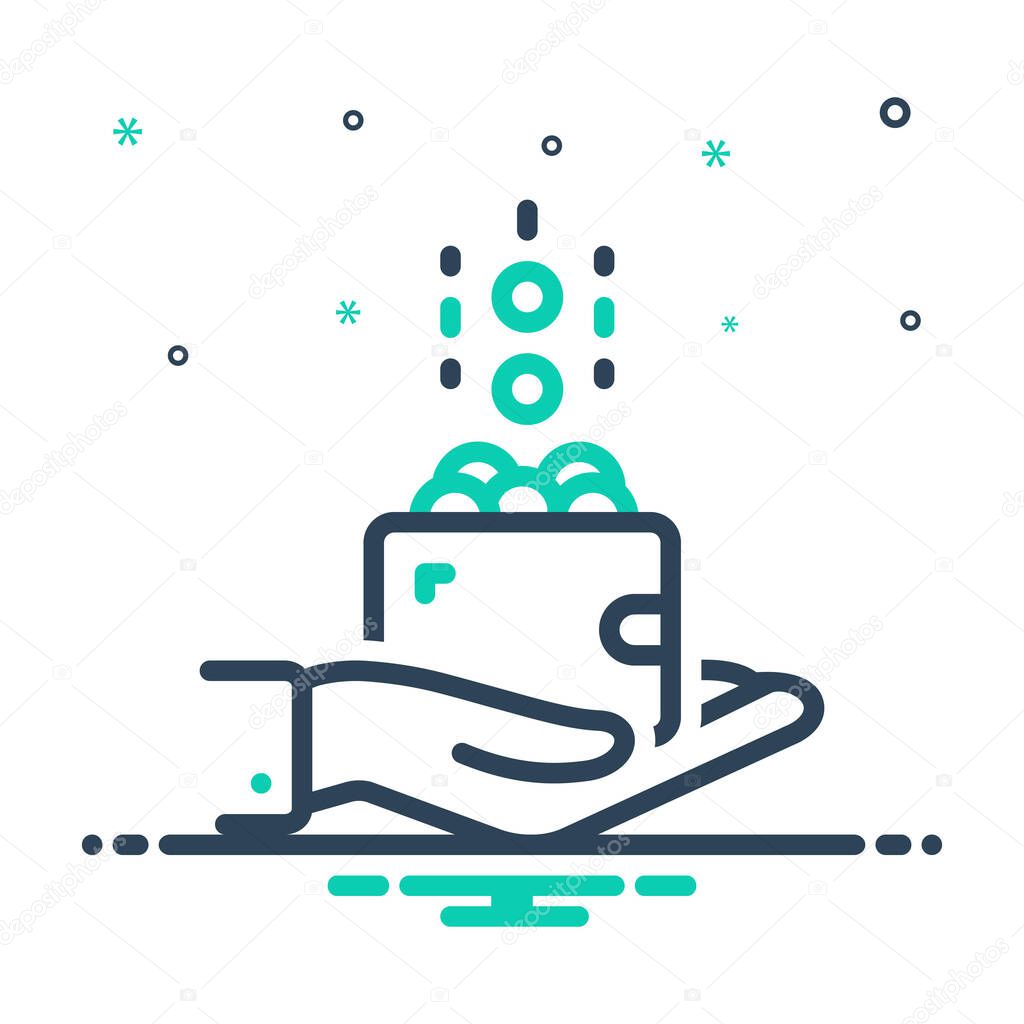 Mix icon for income