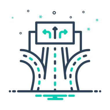 Yollar için simgeyi karıştır 