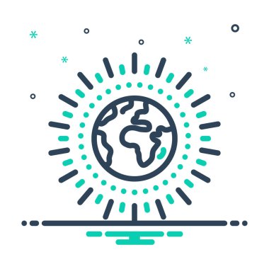 Dünya çapında simgeyi karıştır 