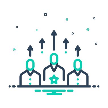 Terfi için karıştırma simgesi