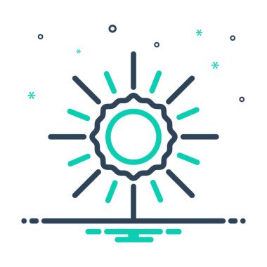 Güneş için simgeyi karıştır 