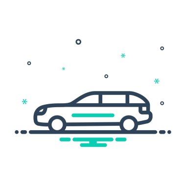 Araba için simgeyi karıştır 