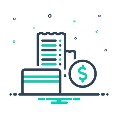 Ödeme için karıştırma simgesi 