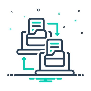 Aktarım için simgeyi karıştır 