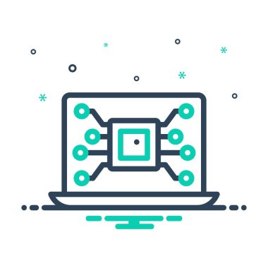 Elektronik için karıştırma simgesi 