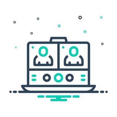 Toplantılar için simgeyi karıştır 