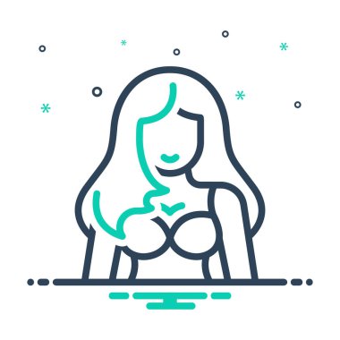 Saç için simgeyi karıştır 