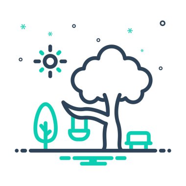 Bahçe için karıştırma simgesi