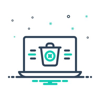 Silmek için simgeyi karıştır 