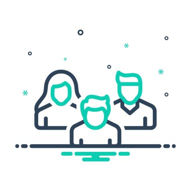 Akrabalar için karıştırma simgesi 